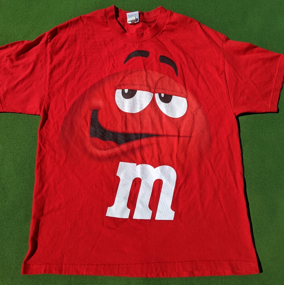 2009 Red M&M Chocolate Tee XL